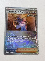 carte pokémon vitalité de la professeure olim 120/131 - pokéball