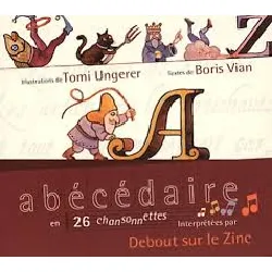 cd abecedaire en 26 chansonnettes sur des textes de boris vian