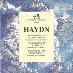 cd joseph haydn - symphonie no. 26  (1992)