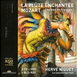cd mozart – hervé niquet, le concert spirituel - la flûte enchantée (2021)