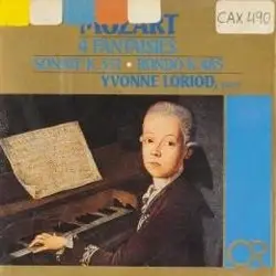 cd mozart, yvonne loriod - 4 fantaisies / sonates k. 331 / rondo k. 485 (1987)