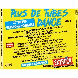 cd plus de tubes dance volume 1 (2 cd)