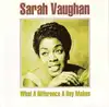 cd sarah vaughan - what a difference a day makes (2005)