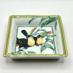 cendrier hermes decors toucans