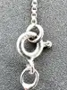 chaîne en argent maille vénitienne  argent 925 millième (22 ct) 2,49 g