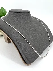 chaîne maille gourmette argent 925 millième (22 ct) 8,22g