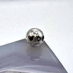 charm pandora argent clip family and love  argent 925 millième (22 ct) 2,91g