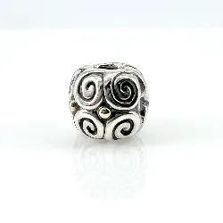 charm pandora en argent clip breloque argent 925 millième (22 ct) 3,2g