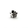charm pandora en forme de fleur orné d'oxydes argent 925 millième (22 ct) 3,95g