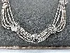 collier ancien drapé  argent 925 millième (22 ct) 44,01g