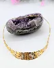collier drapé en 3 ors or 750 millième (18 ct) 29,31g