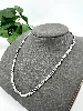 collier en argent maillon bille fine  argent 925 millième (22 ct) 9,44g