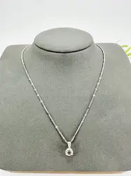 collier swarovski pendentif solitaire zircon