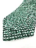cravate mario valentino tissée verte à motif géométrique