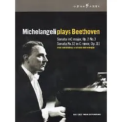 dvd arturo beneditti michelangeli - michelangeli plays beethoven [(+booklet)]