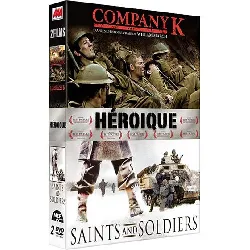 dvd coffret héroïque : saint and soldiers + company k - pack