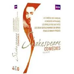 dvd coffret shakespeare : comédies volume 1 dvd