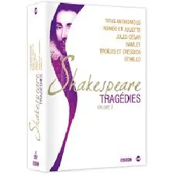 dvd coffret shakespeare : tragédies volume 1 dvd