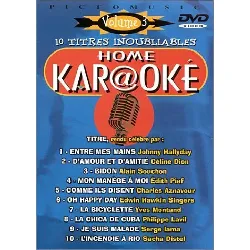 dvd home karaoké