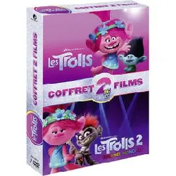 dvd les trolls + les trolls 2 - tournée mondiale