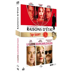 dvd raisons d'état + la guerre selon charlie wilson