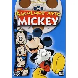 dvd rigolons avec mickey - edition belge