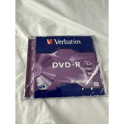 dvd verbatim dvd+r 4,7 go x 5