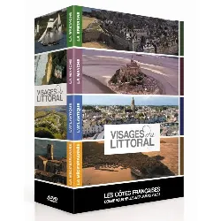 dvd visages du littoral - les côtes françaises comme vous ne les avez jamais vues ! - coffret 4 dvd