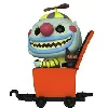 figurine funko! pop - l'étrange noël de m. jack [disney] - clown in jack int the box chariot (57266)