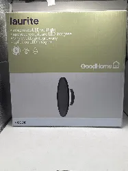 lampe applique murale murale led intégrée laurite goodhome gris anthracite