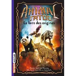 livre animal tatoo - le des origines