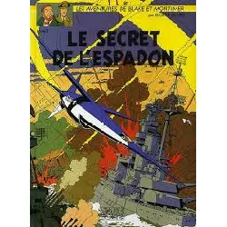 livre blake et mortimer - le secret de l'espadon