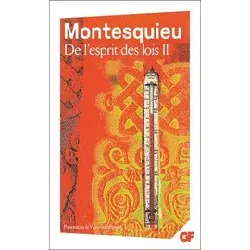 livre de l'esprit de lois - tome 2