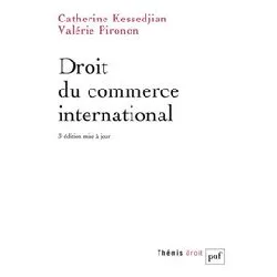 livre droit du commerce international