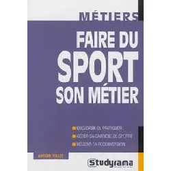 livre faire du sport son métier