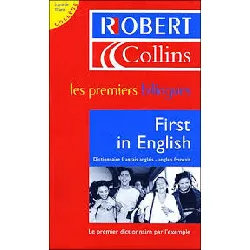 livre first in english - dictionnaire français - anglais/anglais - français