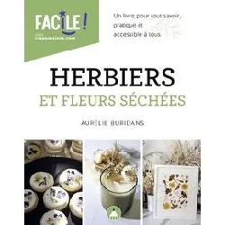 livre herbiers et fleurs séchées