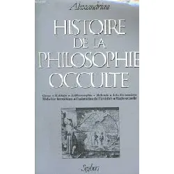 livre histoire de la philosophie occulte