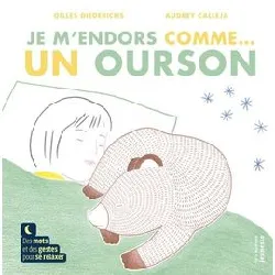 livre je m'endors comme... un ourson