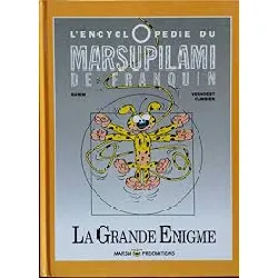 livre l'encyclopedie du marsupilami de franquin - la grande énigme