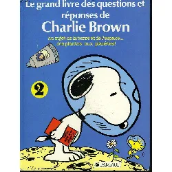 livre le grand livre des questions et reponses de charlie brown