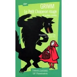 livre le petit chaperon rouge et autres contes