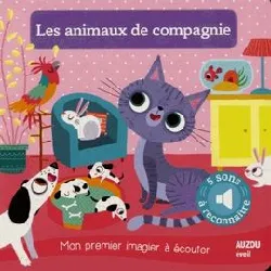 livre les animaux de compagnie - mon premier imagier à écouter