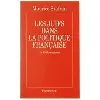 livre les juifs dans la politique française - de 1945 à nos jours