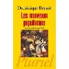 livre les nouveaux populismes