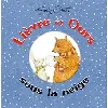 livre lièvre et ours sous la neige