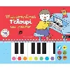 livre mes comptines t'choupi au piano - avec 10 chansons à jouer