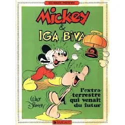 livre mickey et iga biva, l'extra-terrestre qui venait du futur