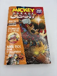 livre mickey parade géant n° 306 mickey sorcier suprême - donald a la fievre