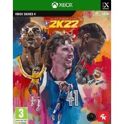 livre nba 2k22 : edition 75ème anniversaire xbox series x